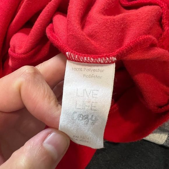 NWT PJ SALVAGE Red Ultra Soft Crew Neck Sweater (XS) - Picture 7 of 8